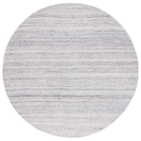 Safavieh 6 x 6 ft. Mirage Hand Tufted Round Area Rug; Grey & Ivory MIR425F-6R